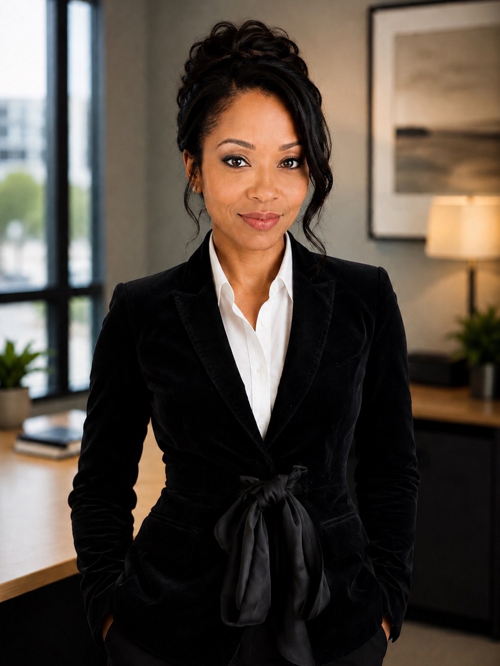 Velvet Black Blazer